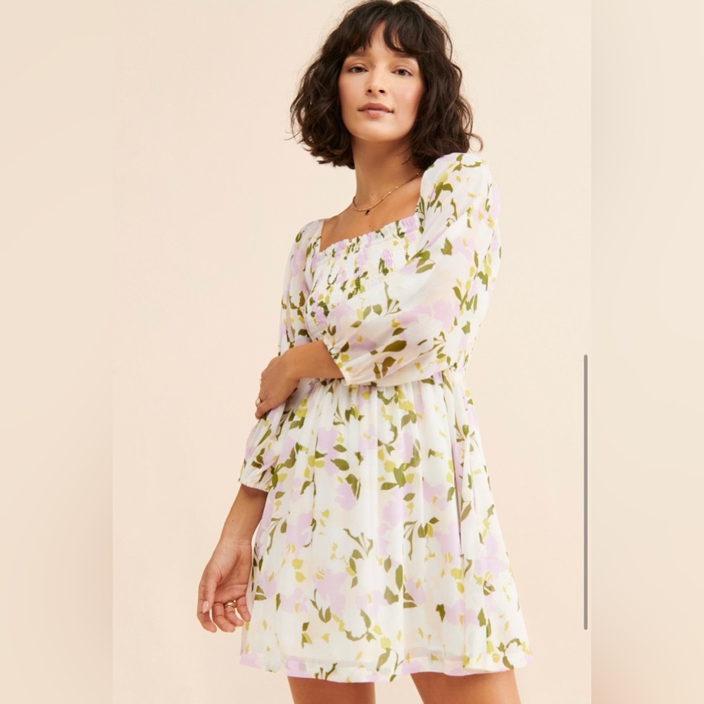 Lost + Wander - Sweet Pea Party Mini Dress (XS)